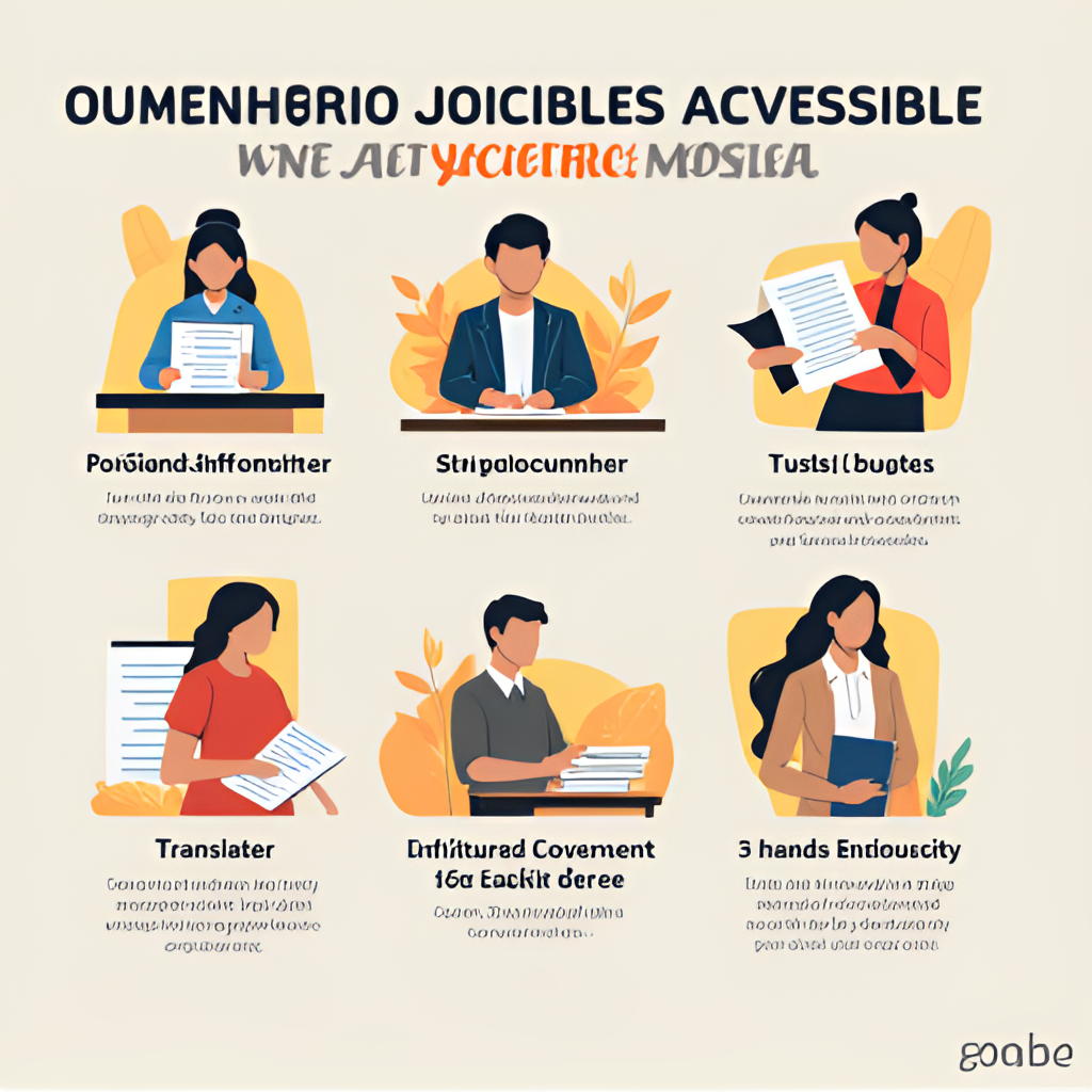 An image depicting various government job roles accessible with a Sanskrit degree, such as a teacher in a classroom, a translator working with documents, and someone in a cultural ministry setting, showcasing the diverse career paths.